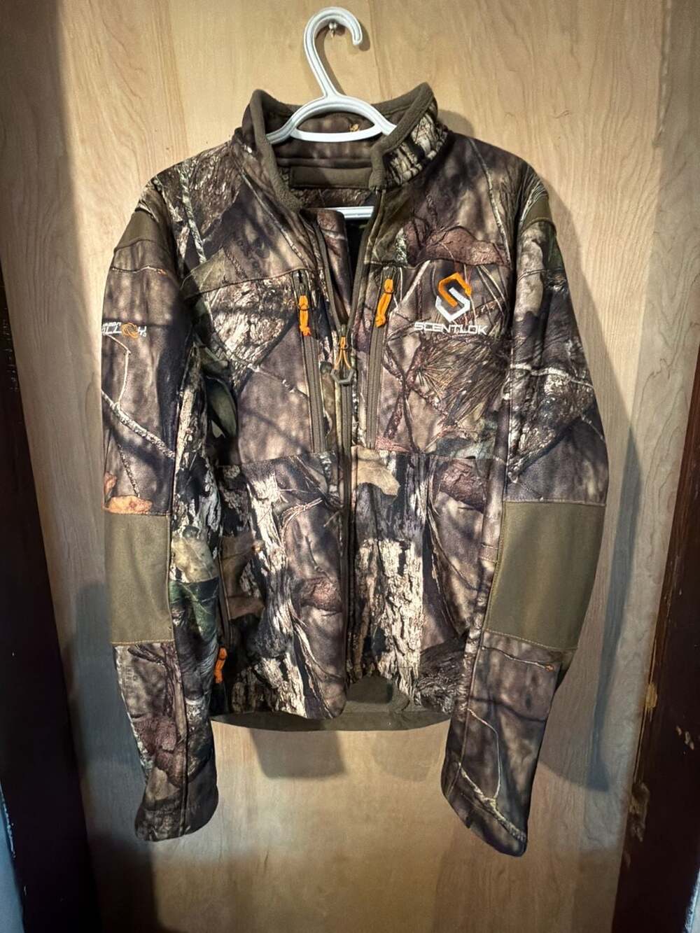 ScentLok Hunting Jacket Size Medium Camouflage Full Zip